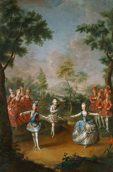 Johann Georg Weikert Fete Organized to Celebrate the Marriage of the Emperor Joseph II oil painting image